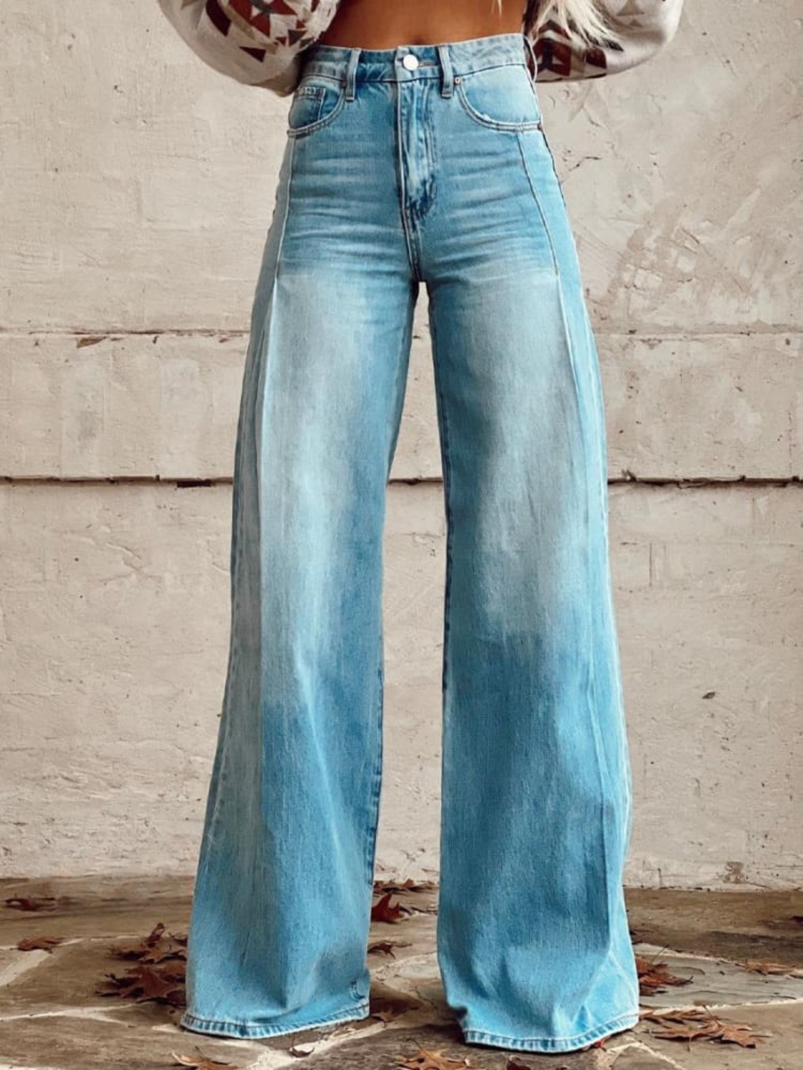 Lucia - Calça elegante de pernas largas