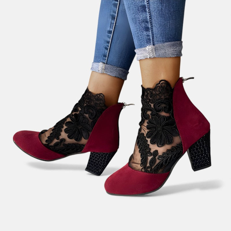 Norene | Sapatos de salto ortopédicos estilosos e respiráveis