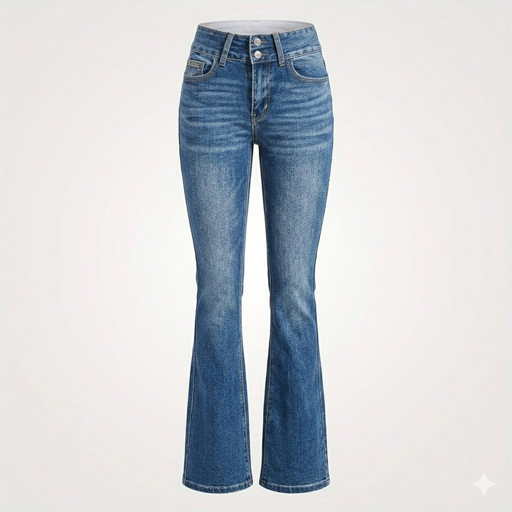 Renvara | High Waist Flare Jeans