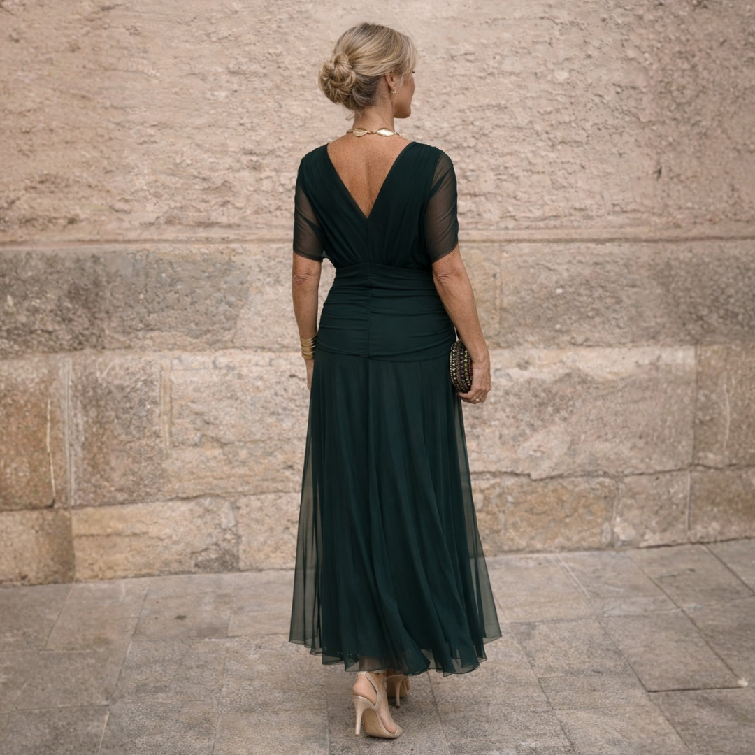 Lydia | Maxivestido con hombros descubiertos