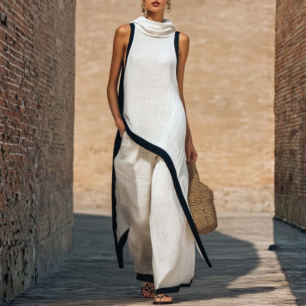 Leonora | Terno elegante de linho