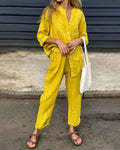 Liam V-Neck Shirt & Pants Set