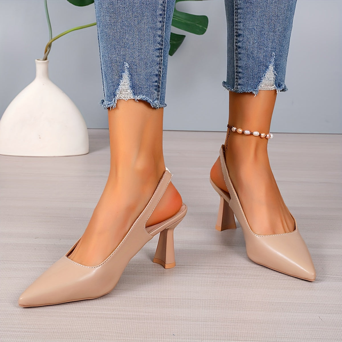 Sophia | Sapatos de salto elegantes com tira traseira