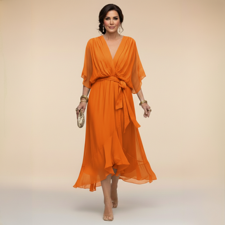 Monica | Vestido con escote en V