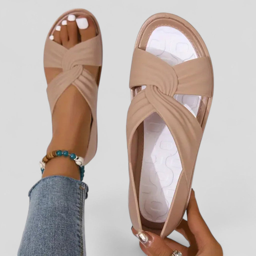 Lesley - Sandales croisées élégantes et confortables