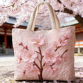 Blossom Serenity | Handgemaakte gewatteerde draagtas