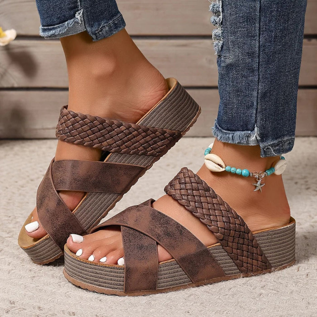Abigail | Sandales orthopédiques confortables en cuir