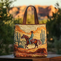 Desert Rider | Bolsa tote artesanal matelassada