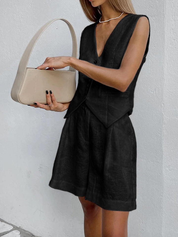Conjunto de Dos Piezas con Shorts Sophia Cover Up