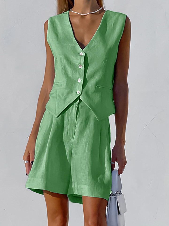 Conjunto de Dos Piezas con Shorts Sophia Cover Up