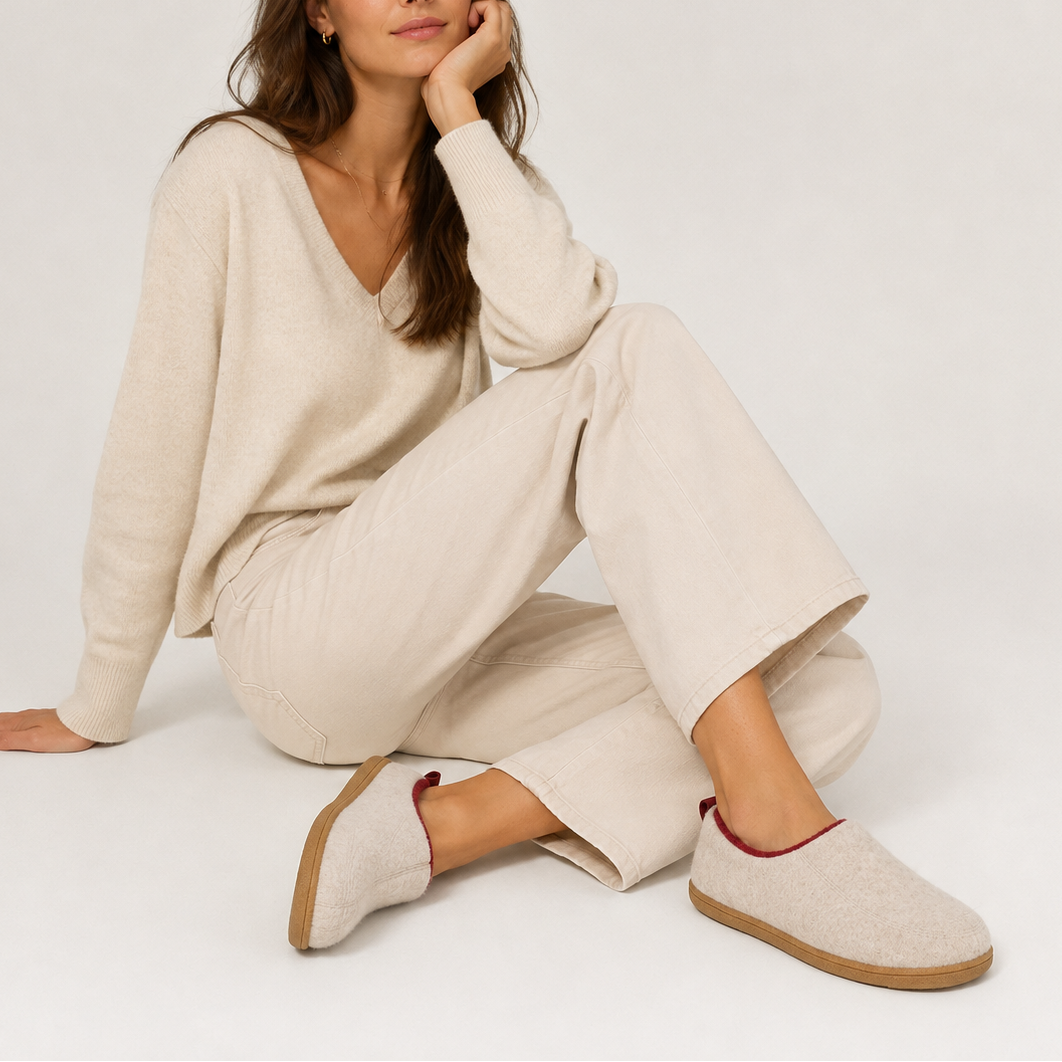 Unisex Orthopedic Slippers – Warm Fleece Lined Supportive House Shoes
