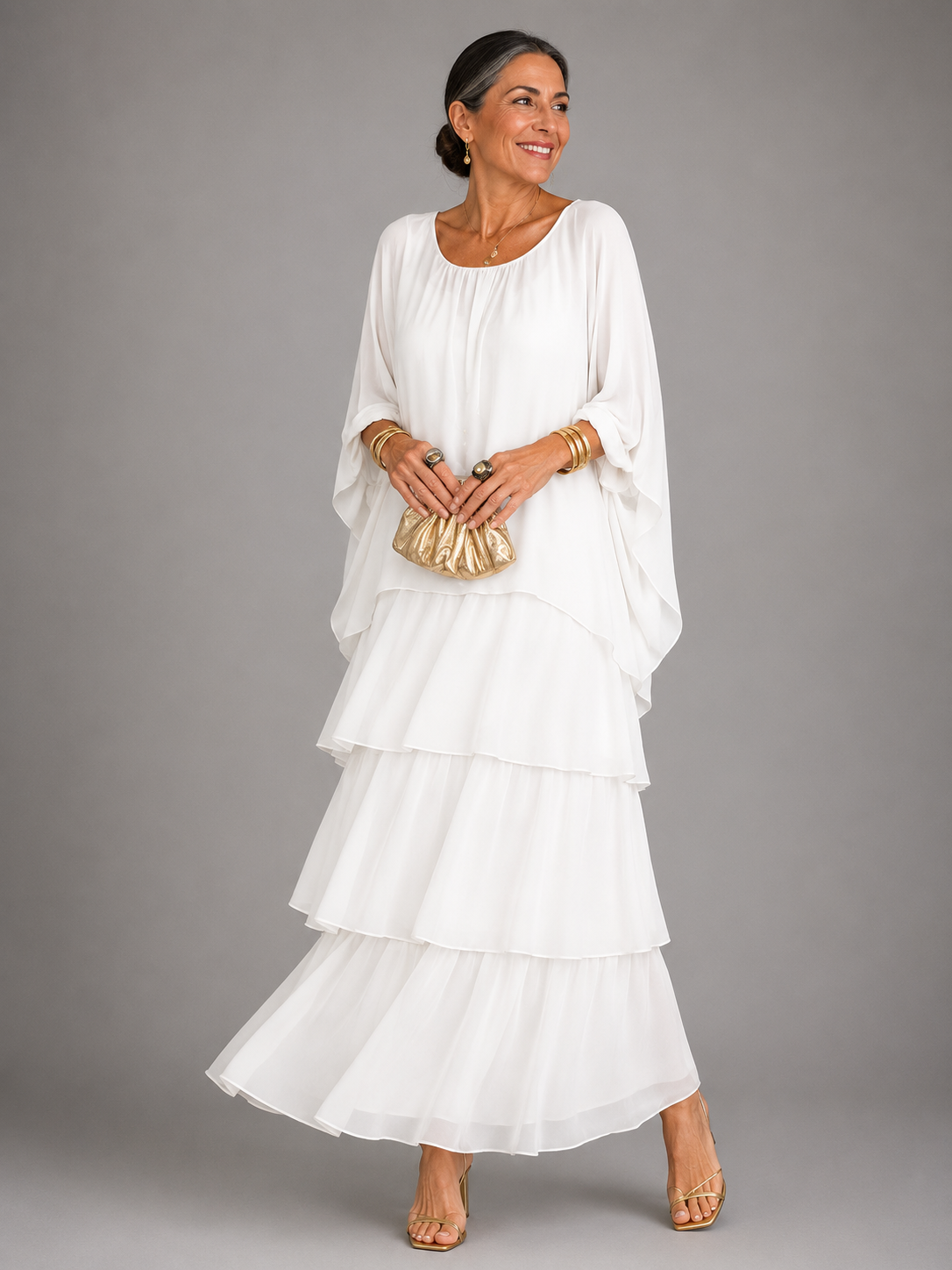Lara | Vestido largo elegante y vaporoso