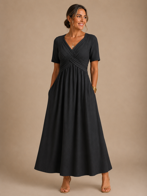 Angeli | Vestido midi elegante