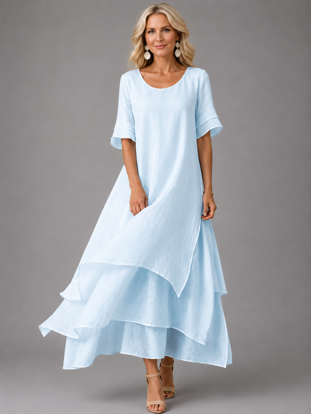 Liora | Vestido largo vaporoso Grace