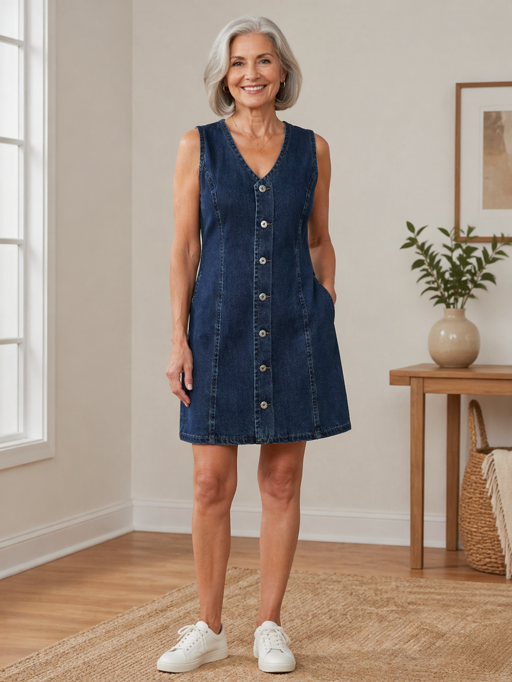 Lila | Vestido mini jeans