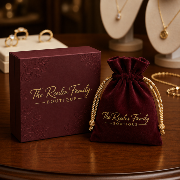The Reeder Family Boutique jewelry pouch