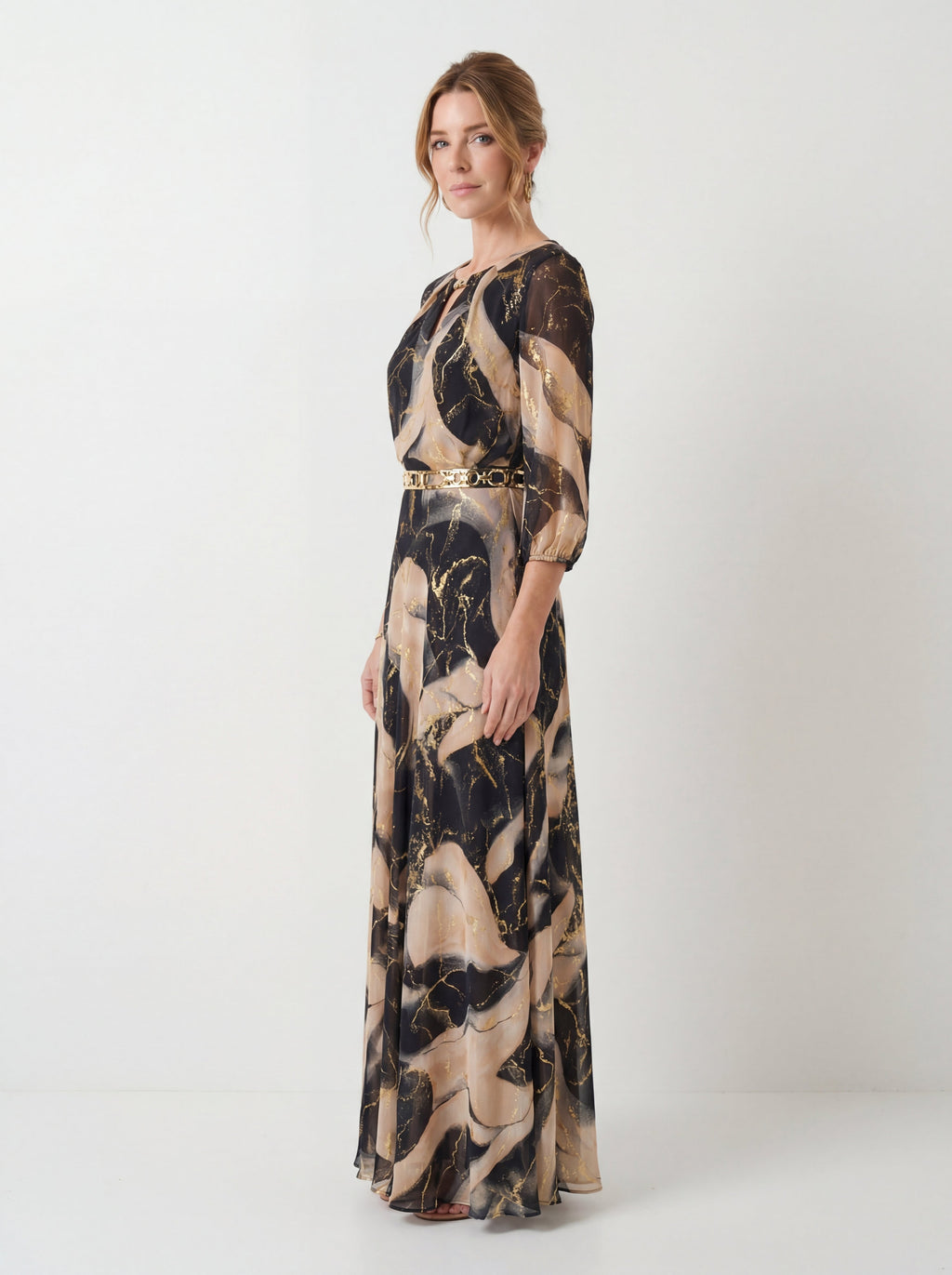 Aira | Robe imprimée en mousseline