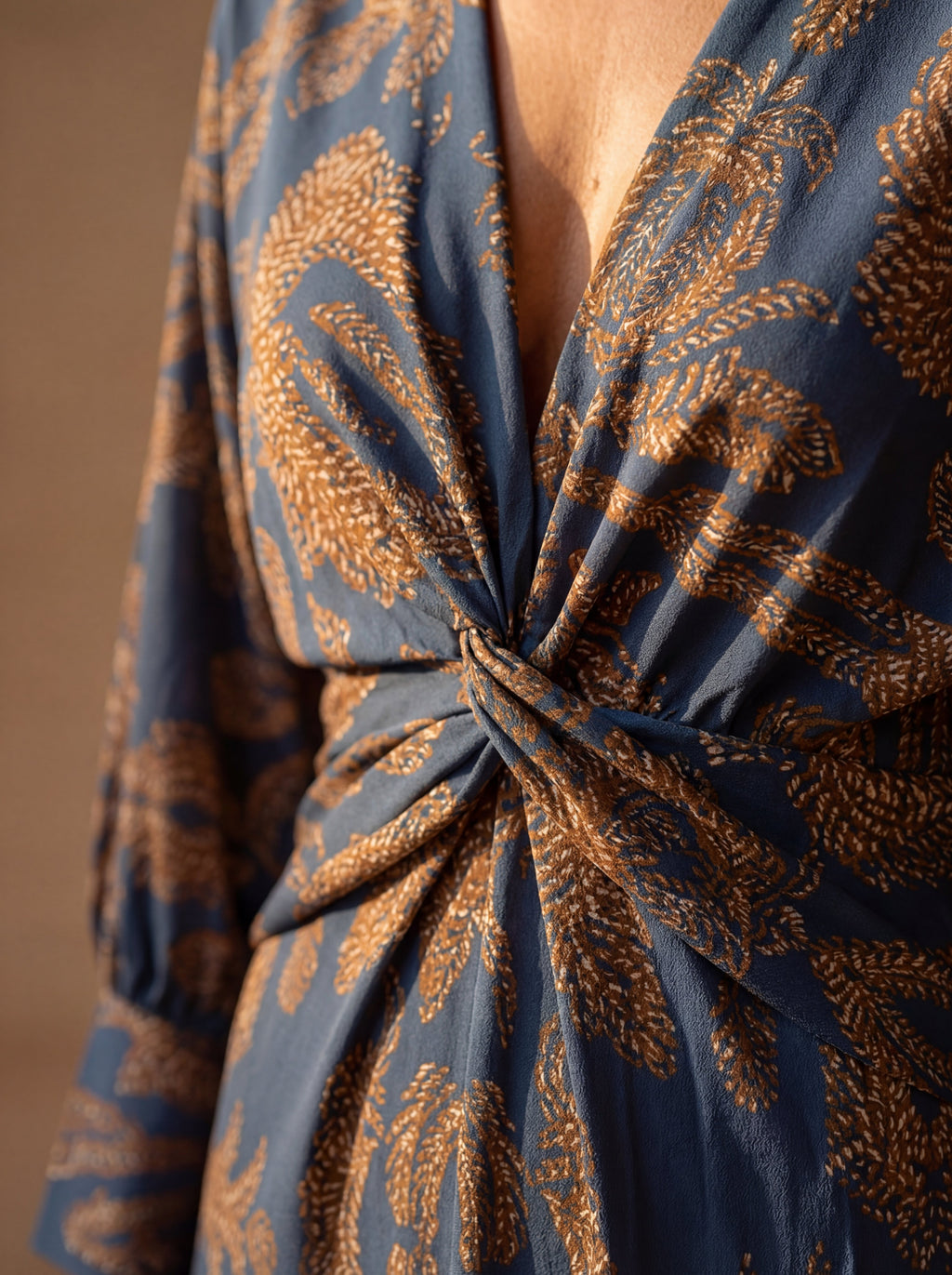 Medina | Robe midi à manches longues