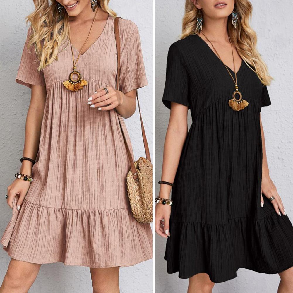 Annemarie - Elegant Dress with Belly Coverage