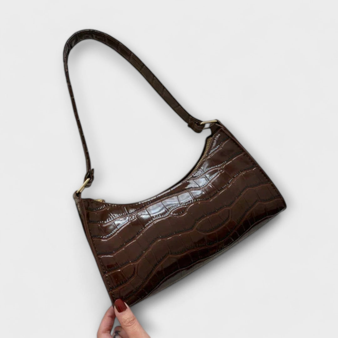 Olivia - Bolso de Cuero Brillante