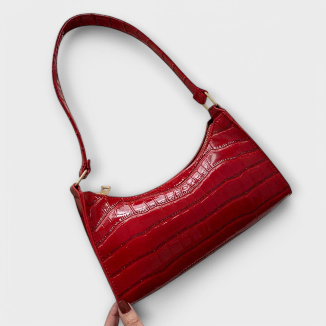 Olivia - Bolso de Cuero Brillante
