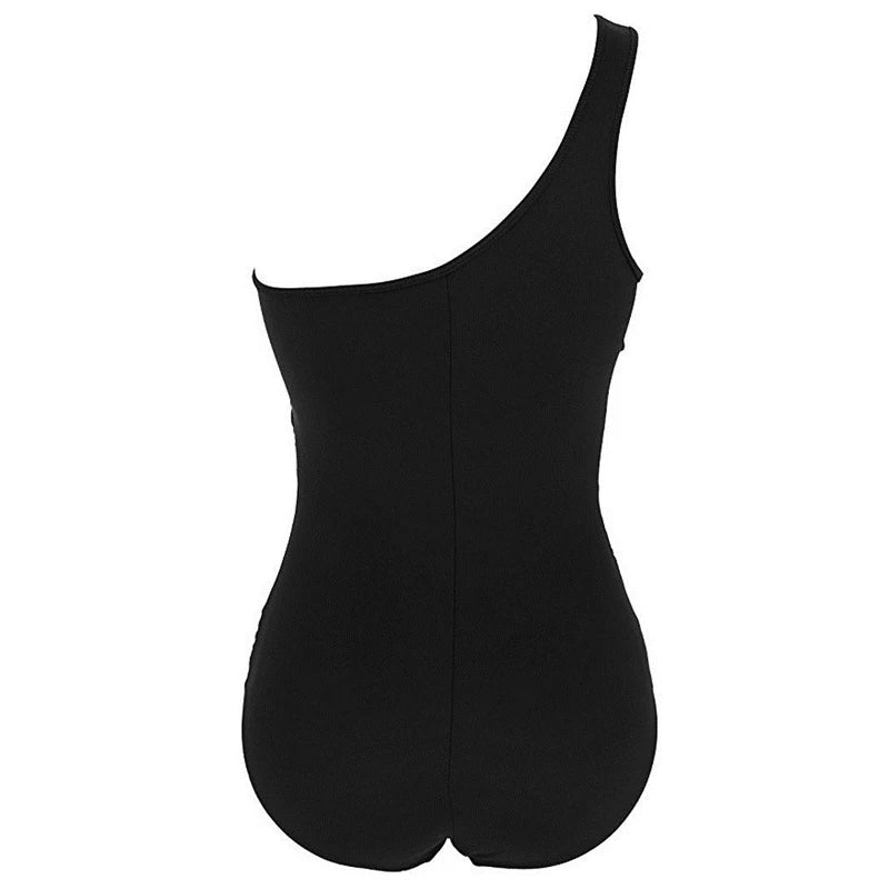 Nayla | Je elegante badpak met één schouderband in comfortabele maten
