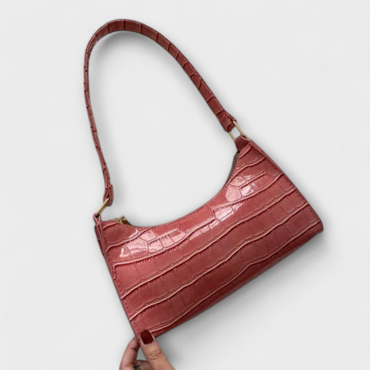 Olivia - Bolso de Cuero Brillante