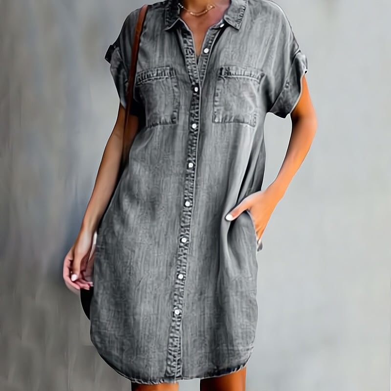 Helen | Vestido camisero con botones