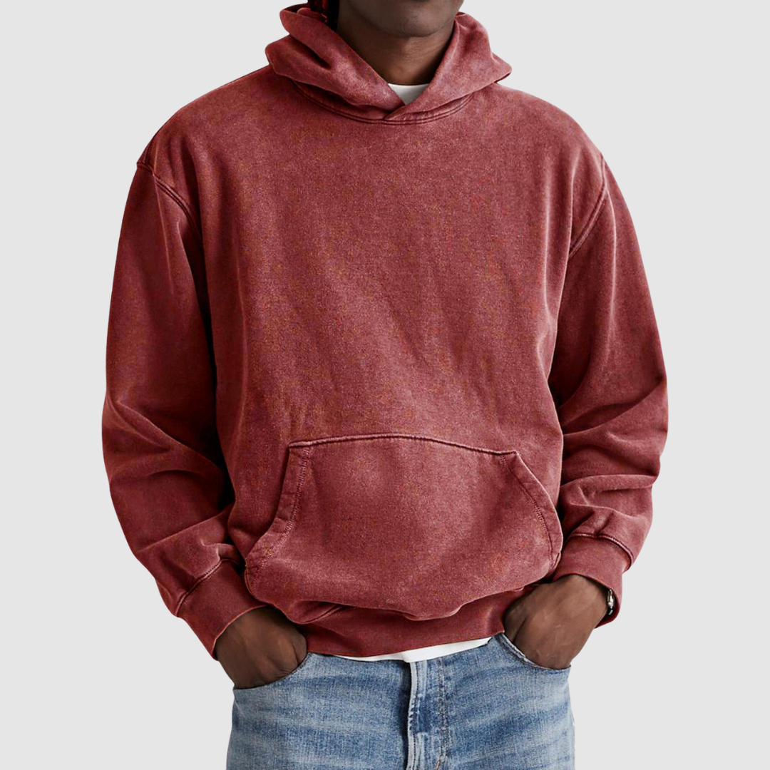 Men's Hoodie Oversized Vintage Washed