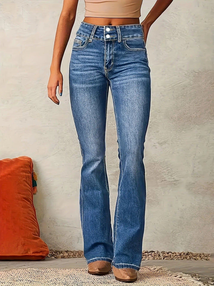 Renvara | High Waist Flare Jeans