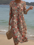 Queenie | Vestido Elegante com Estampa Floral