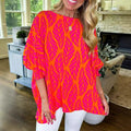 Risa | Blouse met pofmouwen