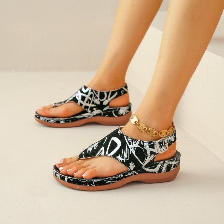 Ruby - Sandalias cómodas y ligeras con estampado