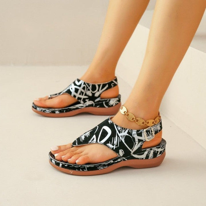 Ruby - Sandalias cómodas y ligeras con estampado