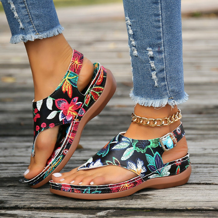 Ruby - Sandalias cómodas y ligeras con estampado
