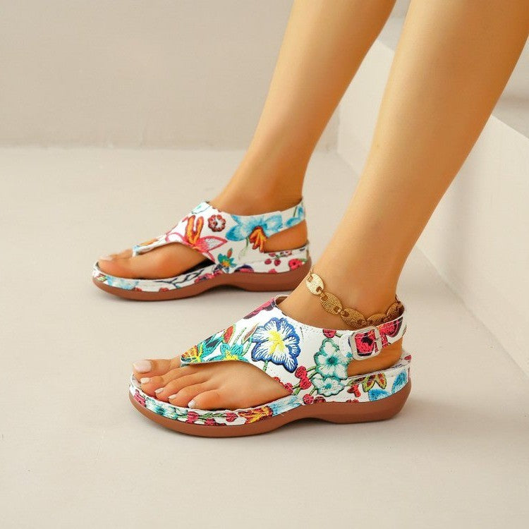 Ruby - Sandalias cómodas y ligeras con estampado