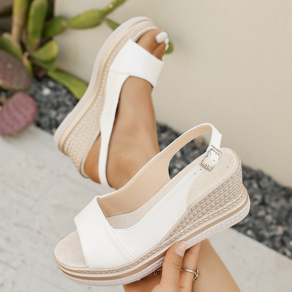 Zoey - Sandali con plateau raffinati e confortevoli