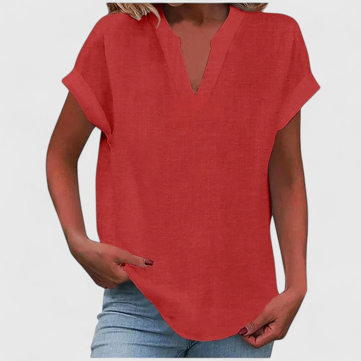 Xavinah | Blusa confortável com decote V