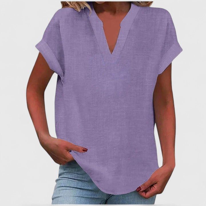 Xavinah | Blusa confortável com decote V