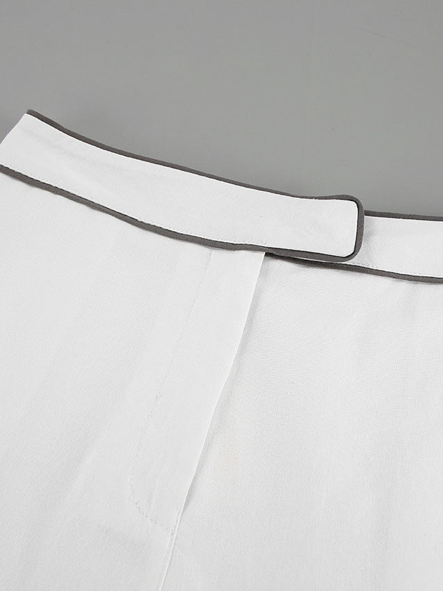Conjunto de duas peças de algodão e linho Dante