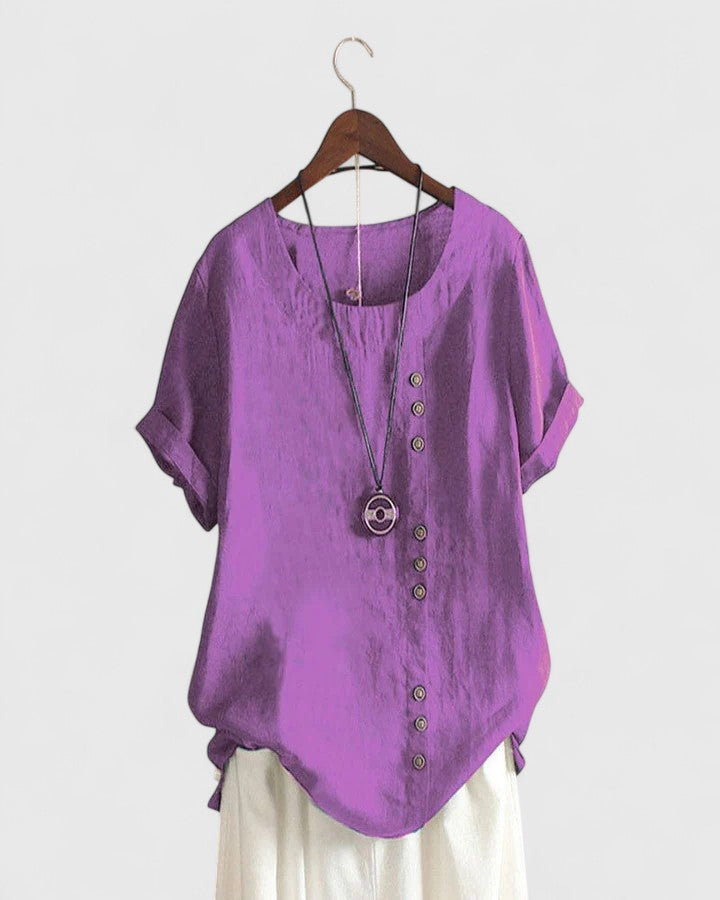 Elisavie | Blusa comoda a maniche corte