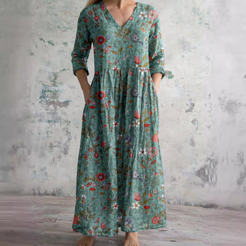 Olivia | Zomerjurk met bloemenprint