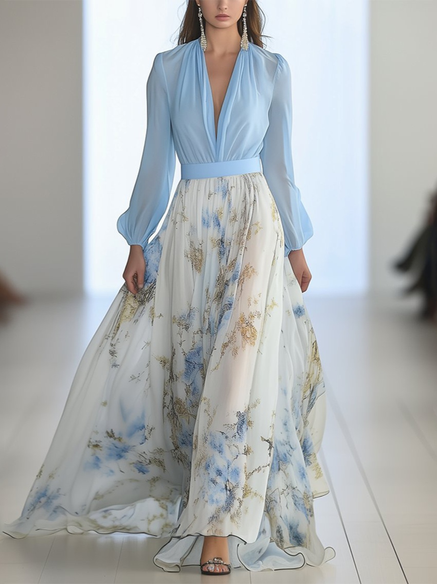 Penelope | Robe maxi à fleurs