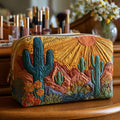 Dawn | Beauty case trapuntato con cactus