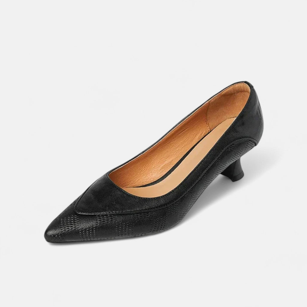 Sapatos de salto de couro Amara