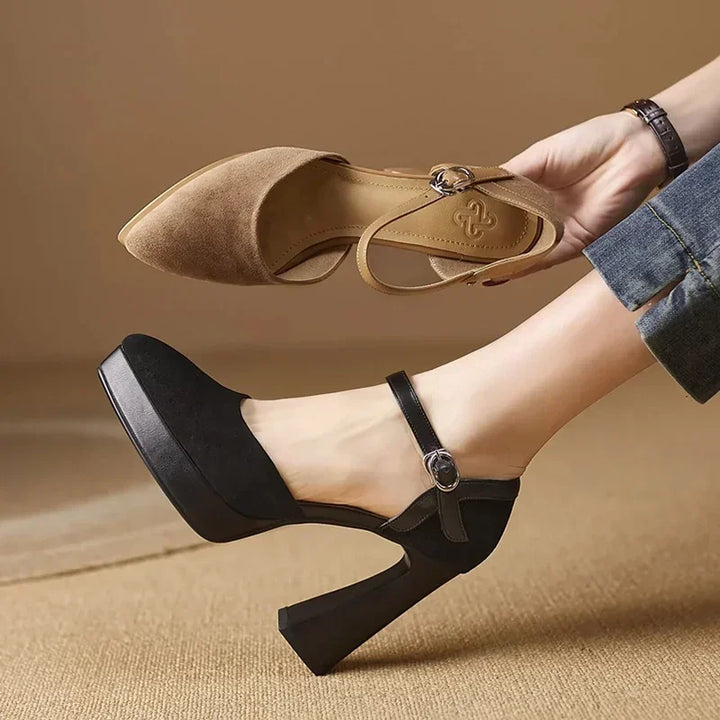 Celeste Tacones Elegantes
