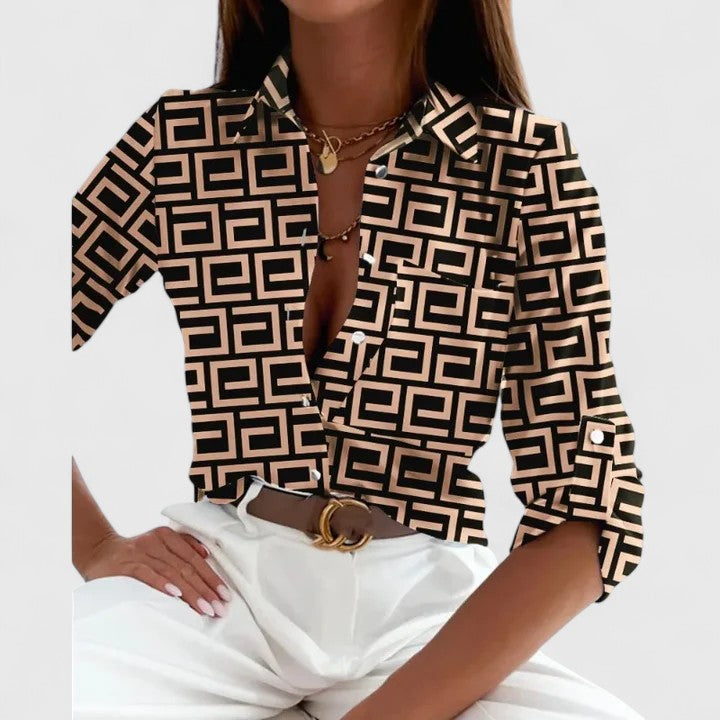 Lisette | Blusa elegante de manga longa