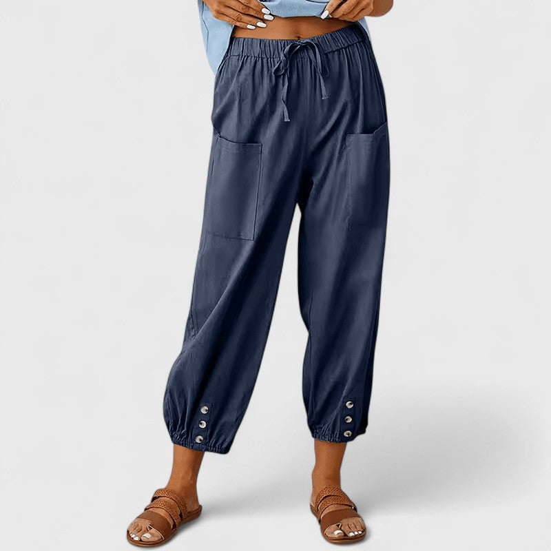 Jolie | Pantalones sofisticados de pierna ancha