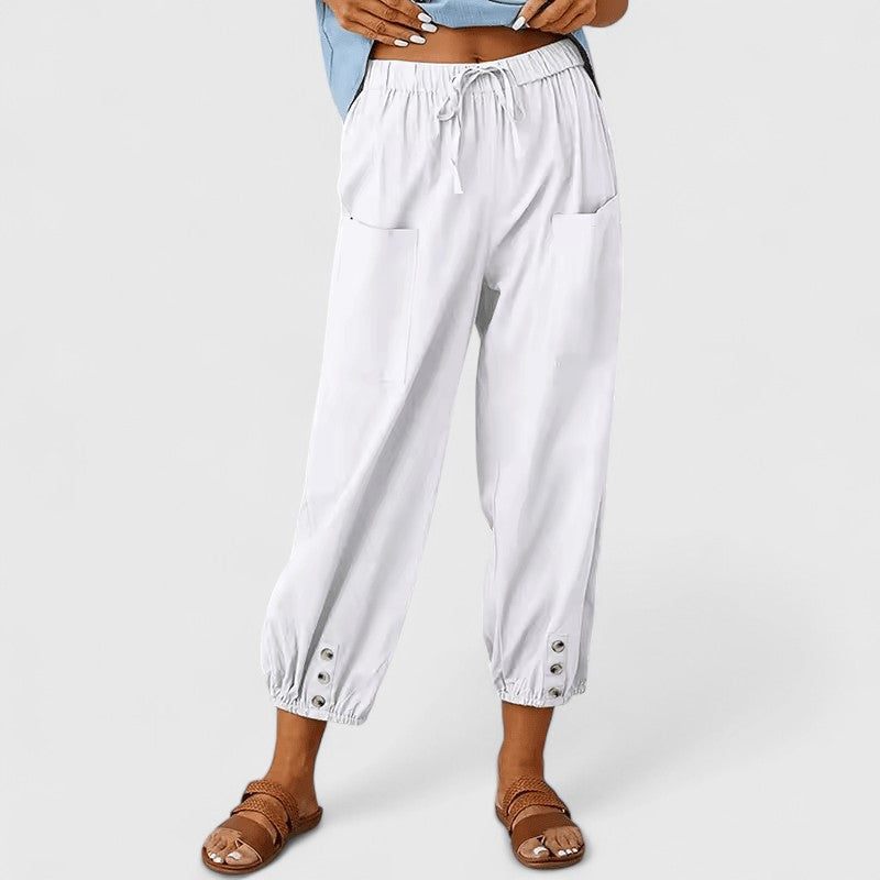 Jolie | Pantalones sofisticados de pierna ancha