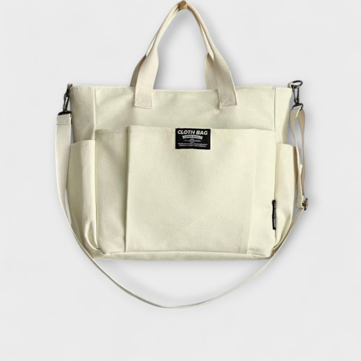 Olivia - Bolsa tote minimalista de lona